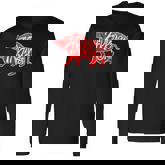 Arkansas Hog Hunting Animal Wild Boar Vintage Long Sleeve T-Shirt