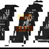 Less Hate More Skate Unique Skating For Skaters Long Sleeve T-Shirt