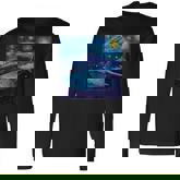 Surrealism Starry Night Whale Shark Long Sleeve T-Shirt