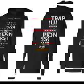 Trump 20-24 Years In Prison Lock Him Up Long Sleeve T-Shirt