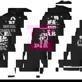 On Wednesday We Wear Pink Ribbon Breast Cancer Awareness Long Sleeve T-Shirt