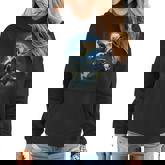 Cow Cows Howling At The Moon Women Hoodie