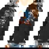 Orangutan Orangutans Howling At The Moon Women Hoodie