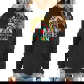 Proud To Teach Multilingual Learners Maestra Spanish Teacher Women Hoodie
