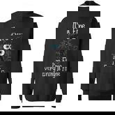 Its Fine Im Fine Everything Is Fine Funny Cat Black Cat  Sweatshirt