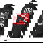 Retro Roatan Honduras Scuba Dive Vintage Dive Flag Diving Sweatshirt