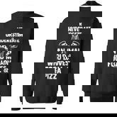 Never Underestimate Who Loves Football & Pizza Football Sweatshirt