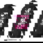 On Wednesday We Wear Pink Ribbon Breast Cancer Awareness Sweatshirt