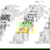 On Gameday Football We Wear Green And Gold Leopard Print Youth T-shirt
