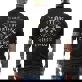 I Have More Tattoos Than Friends Tattooed Mens Back Print T-shirt