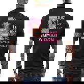 Just A Girl Who Loves Anime And Ramen Japan Anime  Mens Back Print T-shirt