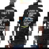 Mens The Only Thing I Love More Than Hunting Funny Dad Hunt Gift  Mens Back Print T-shirt