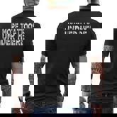More Tattoos Under Here Funny Tattoo  Mens Back Print T-shirt