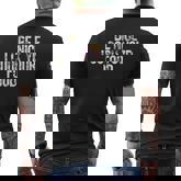 Sous Chef Gift Funny Food Joke Be Nice I Cook Your Food  Mens Back Print T-shirt
