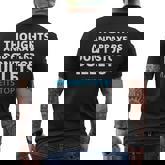 Thoughts And Prayers Dont Stop Bullets No More Guns Men's T-shirt Back Print