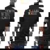 Veterinary Technician Vet Tech Veterinarian Technologist  Mens Back Print T-shirt