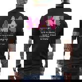 On Wednesday We Were Pink Ghost Breast Cancer Halloween Men's T-shirt Back Print