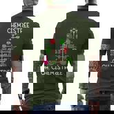 Chemistree Ugly Christmas Tree Sweater Chemistry Science Pun Men's T-shirt Back Print