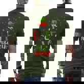 Go Elf Yourself Christmas Elf Matching Family Group Pajama Men's T-shirt Back Print