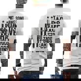 Awesome Dads Have Tattoos Beards & Guns - Funny Dad Gun  Mens Back Print T-shirt