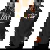 Cool Aunt Vintage Floral Design To Auntie From Niece  Women Crewneck Graphic Sweatshirt