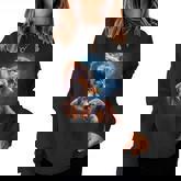 Orangutan Orangutans Howling At The Moon Women Sweatshirt