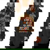 Thanksgiving Thankful Teacher Rainbow Turkey Day Fall Women Women Sweatshirt