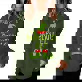 The Sarcastic Elf Matching Group Christmas Costume Women Sweatshirt