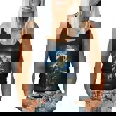 Cow Cows Howling At The Moon Women Tank Top