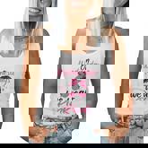 We Wear Pink On Wednesdays Messy Bun On Wednesday Pink Women Tank Top