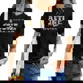 Cool Aunt Vintage Floral To Auntie From Niece Women T-shirt