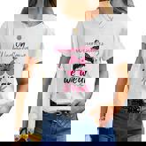 We Wear Pink On Wednesdays Messy Bun On Wednesday Pink Women T-shirt
