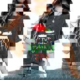 Forced Family Fun Sarcastic Christmas Pajama Family Women's Oversized Comfort T-Shirt