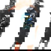 Cow Cows Howling At The Moon Women's Oversized Comfort T-shirt Back Print