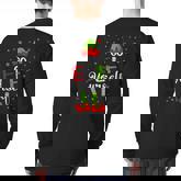 Go Elf Yourself Christmas Elf Matching Family Group Pajama Back Print Long Sleeve T-shirt