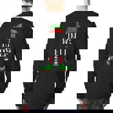 King Elf Matching Group Xmas Family Christmas Back Print Long Sleeve T-shirt