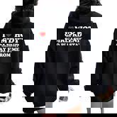 I Love My Hot Girlfriend So Please Stay Away From Me Women Oversized Hoodie Back Print