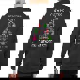 Chemistree Ugly Christmas Tree Sweater Chemistry Science Pun Sweatshirt Back Print