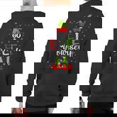 Go Elf Yourself Christmas Elf Matching Family Group Pajama Sweatshirt Back Print