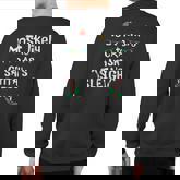 Most Likely Crash Santas Sleigh Christmas Xmas Family Match Sweatshirt Back Print
