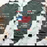 My Favorite Veteran Is My Mom Us Flag Veteran Proud Mother Bella Canvas T-shirt