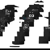 Its Fine Im Fine Everything Is Fine Funny Cat Black Cat  Unisex T-Shirt