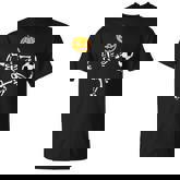 Pumpkin Skeleton Soccer Player Halloween Boys Soccer T-Shirt