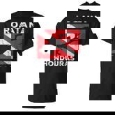 Retro Roatan Honduras Scuba Dive Vintage Dive Flag Diving T-Shirt