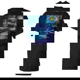 Surrealism Starry Night Whale Shark T-Shirt