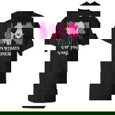 On Wednesday We Were Pink Ghost Breast Cancer Halloween T-Shirt