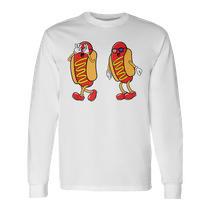 Dancing Hotdog Funny Hot Dog Gift' Men's T-Shirt