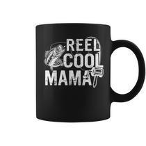 Reel Women Fish Coffee Mug or Coffee Cup, Fishing Coffee Mug Gift