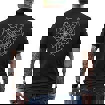 Welcome To My Web Spider Web Men's T-shirt Back Print