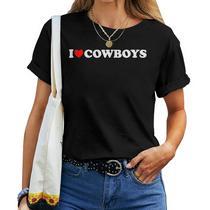 Women Fun Cowboy Jersey Short Sleeve Tee 